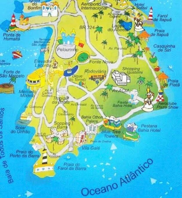 Stayhere! Fique Aqui! Apartamento 2/4 Mobiliado No Costa Azul :-) Salvador Eksteriør billede